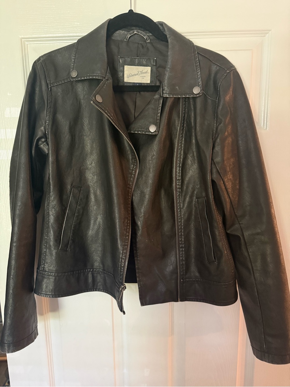 Target Black Leather Jacket - S